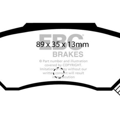 EBC 92-94 Acura Integra 1.7 Vtec Yellowstuff Rear Brake Pads