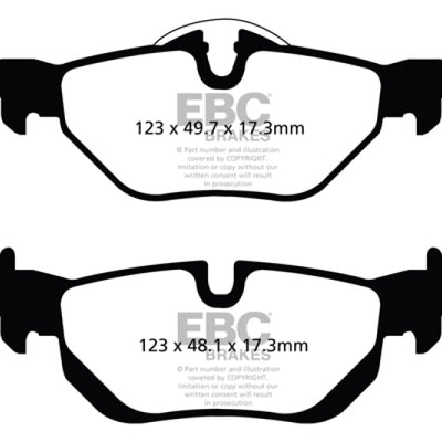 EBC 13+ BMW X1 2.0 Turbo (28i) Ultimax2 Rear Brake Pads