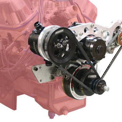 Moroso Ford Small Block Alternator & Vacuum Pump Mount - CSR (Late) Water Pump - 93mm Alternator
