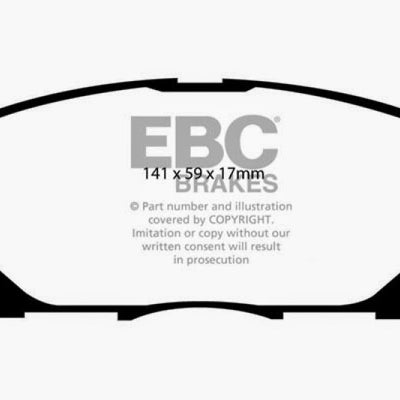 EBC 04-07 Lexus RX330 3.3 Greenstuff Front Brake Pads
