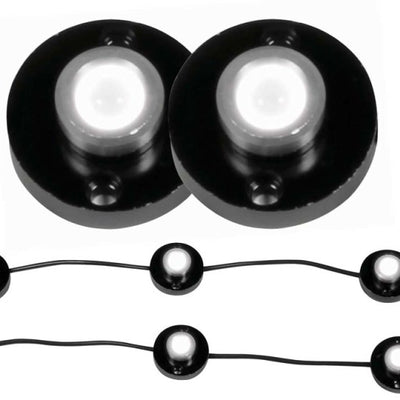 ANZO Bed Rail Lights Universal LED Heavy Duty 6 Pod LED Bed Rail/Rock Crawler Lighting