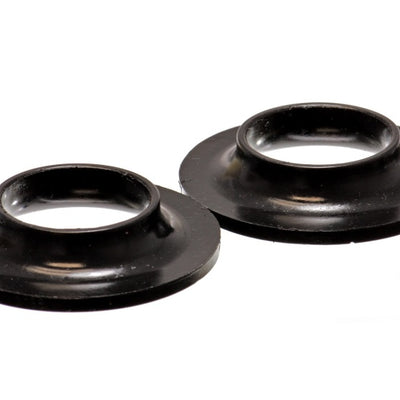 Energy Suspension Universal 2 1/8in ID 4 1/8in OD 13/16in H Black Coil Spring Isolators (2 per set)