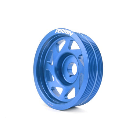 PERRIN 93-14 Subaru Impreza (Incl. 02-14 WRX) / 04-21 STI Lightened Crank Pulley - Blue