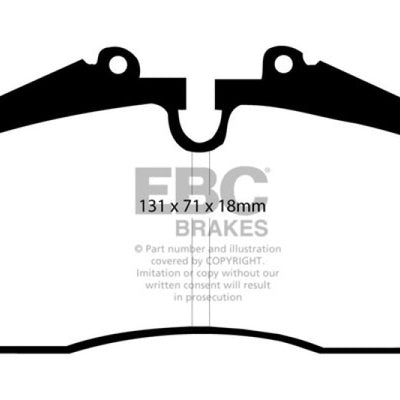 EBC 96-98 Porsche 911 (993) 3.6 Carrera 4S Bluestuff Rear Brake Pads