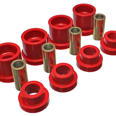 Energy Suspension 95-98 Nissan 240SX (S14) Red Rear Subframe Insert Set (Must reuse all metal parts)