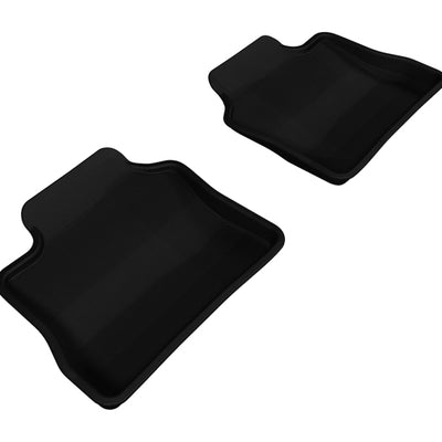 3D MAXpider 2010-2016 Porsche Panamera Kagu 2nd Row Floormats - Black
