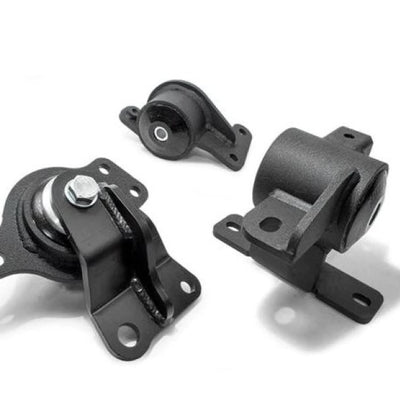 Innovative 05-08 Honda FIT/JAZZ L-Series Black Steel Mounts 85A Bushings (Auto Trans)
