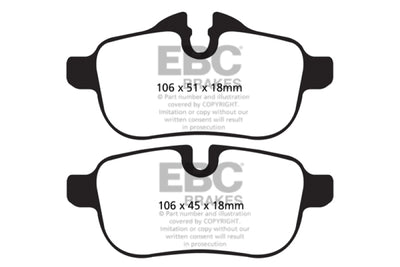 EBC 09-10 BMW Z4 E89 Bluestuff Rear Brake Pads