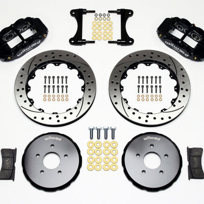 Wilwood Narrow Superlite 6R Front Hat Kit 13.06in Drilled Nissan 370Z/Fiti G37