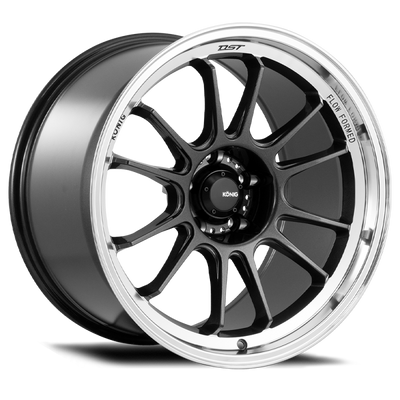 Konig Hypergram 15x7.5 4x100 ET35 Metallic Carbon w/ Machined Lip