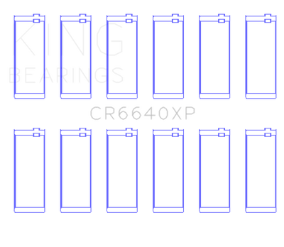 King Engine Bearings BMW M20/M50 2.0L/2.5L/2.7L Performance Rod Bearing Set - Size STDX