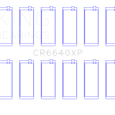 King Engine Bearings BMW M20/M50 2.0L/2.5L/2.7L Performance Rod Bearing Set - Size STDX