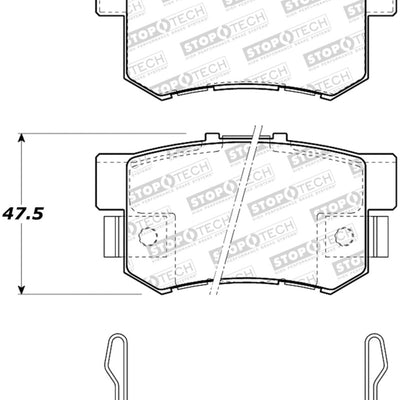StopTech Street Brake Pads - Front