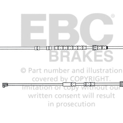 EBC 2010-2016 BMW Z4 3.0L (E89) Front Wear Leads