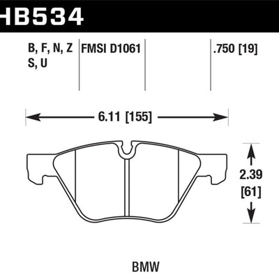 Hawk HP+ Street Brake Pads