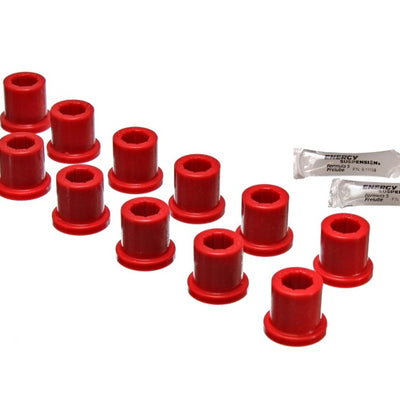 Energy Suspension Rear Spring & Shackle Bushing - Red