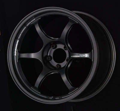 Advan RG-D2 17x9.0 +35 5x114.3 Semi Gloss Black Wheel