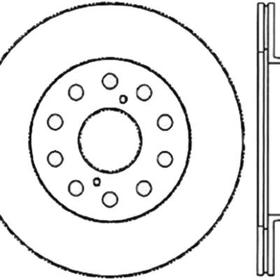 StopTech Sport Slotted 91-95 Toyota MR2 Cryo Rear Left Rotor