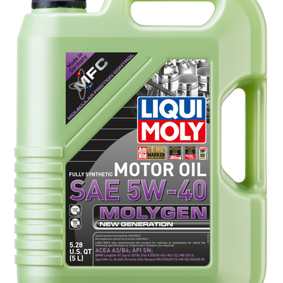 LIQUI MOLY 5L Molygen New Generation Motor Oil SAE 5W40