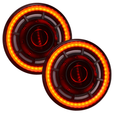 ORACLE Lighting 0718 Jeep Wrangler JK Oculus 7in ColorSHIFT Bi-LED Projector Headlights