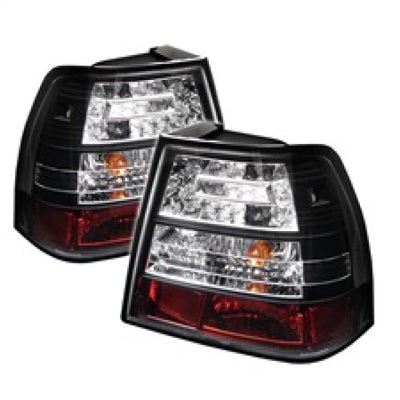 Spyder 99-04 Volkswagen Jetta Sedan (Excl Wagon) LED Tail Lights Black ALT-YD-VJ99-LED-BK