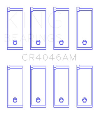 King Engine Bearings Acura D16A1 Rod Bearing Set - Size STD
