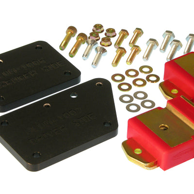 Prothane 63-72 GM Truck LS1 Adapter Plate Kit - Red