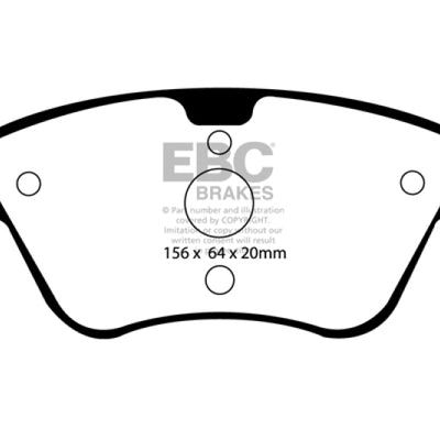 EBC 03-08 Chrysler Crossfire 3.2 Yellowstuff Front Brake Pads