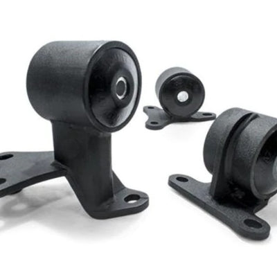 Innovative 90-93 Accord F-Series Black Steel Mounts 95A Bushings (Auto to Manual)