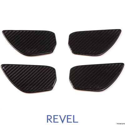 Revel GT Dry Carbon Door Trim Inner Handles (FL/FR/RL/RR) 16-18 Honda Civic - 4 Pieces