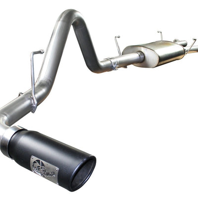 aFe MACHForce XP Exhausts Cat-Back SS-409 EXH CB Toyota Tundra 07-09 V8-4.7L (blk tip)