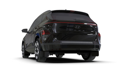 Rally Armor 24-25 Hyundai Kona/Kona EV Black UR Mud Flap w/Metallic Black Logo