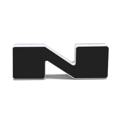 ORACLE Lighting Universal Illuminated LED Letter Badges - Matte Blk Surface Finish - N