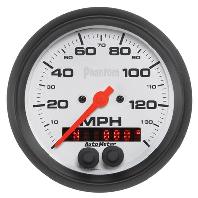 Autometer Phantom 3-3/8in 140 MPH In-Dash Full Sweep Speedometer w/ GPS Rally Nav Display