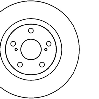 Stoptech 07 Lexus ES350 / 09 Pontiac Vibe / 09 Toyota Matrix Front CRYO-STOP Brake Rotor