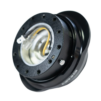 NRG Quick Release Gen 2.2 - Black Body / Shiny Black Oval Ring