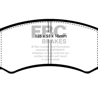 EBC 91-93 Nissan NX 2.0 (ABS) Yellowstuff Front Brake Pads
