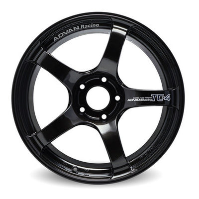 Advan TC4 16x8.0 +35 5x114.3 Black Gunmetallic Wheel (No Ring)