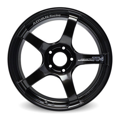 Advan TC4 15x8.0 +35 4x100 Black Gunmetallic Wheel (No Ring)