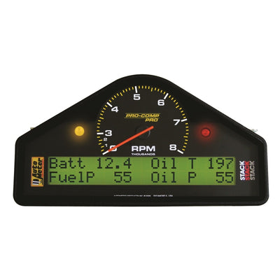 Autometer Pro-Comp Race Dash RPM/Speed/Oil Press & Temp/WaterTemp/Fuel Pressure/Battery Volt Gauge