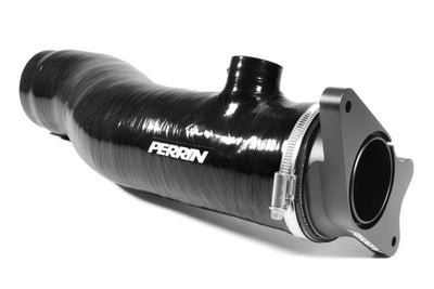 PERRIN 22-24 Subaru WRX / 20-25 LGT & OBXT Turbo Inlet Hose w/Turbo Adapter Flange (Long) - Black