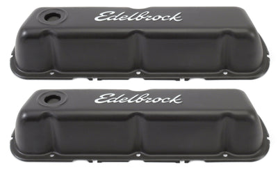Edelbrock Valve Cover Signature Series Ford 260-289-302-351W CI V8 Black