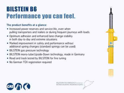 Bilstein B6 HD 2015 BMW M3/M4 w/o Elect Susp Rear Twintube Strut Assembly