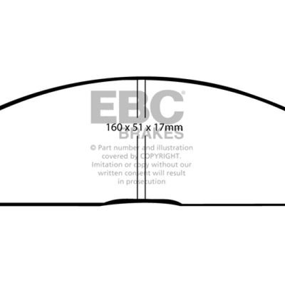 EBC 98-04 Nissan Frontier 2.4 2WD Ultimax2 Front Brake Pads