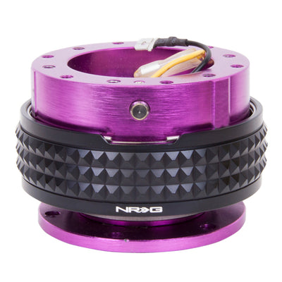 NRG Quick Release Kit - Pyramid Edition - Purple Body / Black Pyramid Ring