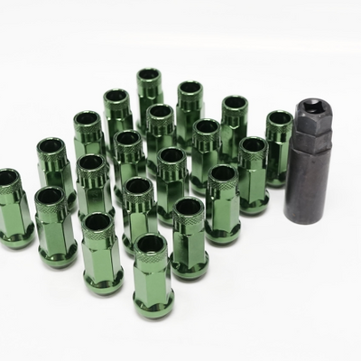 Wheel Mate 12x1.50 48mm Muteki SR48 Dark Green Open End Lug Nuts