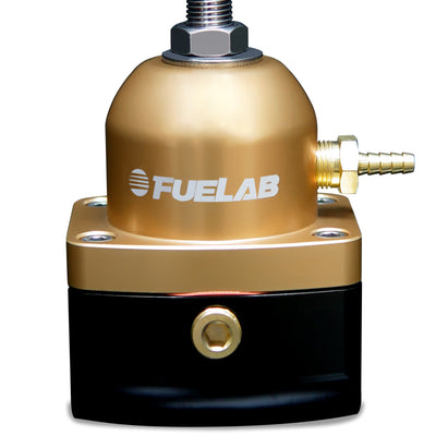 Fuelab 515 TBI Adjustable FPR 10-25 PSI (2) -10AN In (1) -6AN Return - Gold