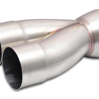 Vibrant 2-1 SS Merge Collectors (3in Inlet Slipover ID 4in Outlet OD) - Sold Individually