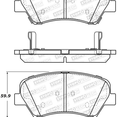 StopTech Street Brake Pads - Front