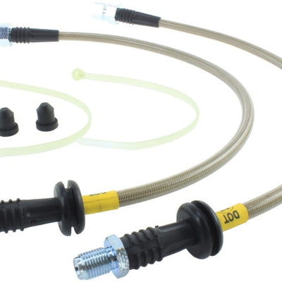 StopTech 92-95 Porsche 968 Exc Sport Brake Package Front Stainless Steel Brake Line Kit